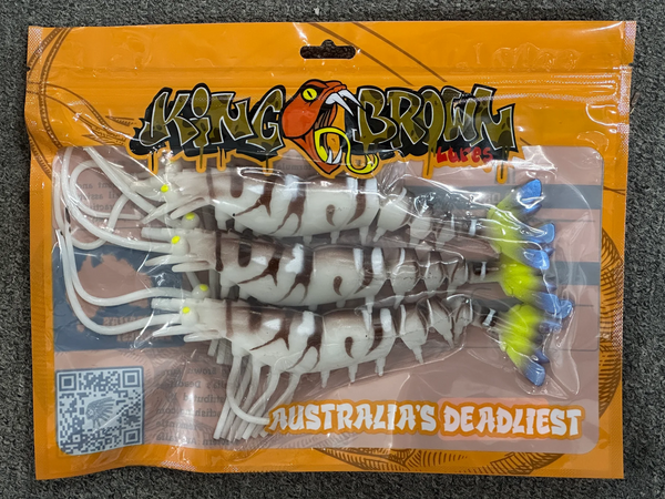 King Brown Lures Killer Prawn 8 Soft Plastic Lure - Fisho's