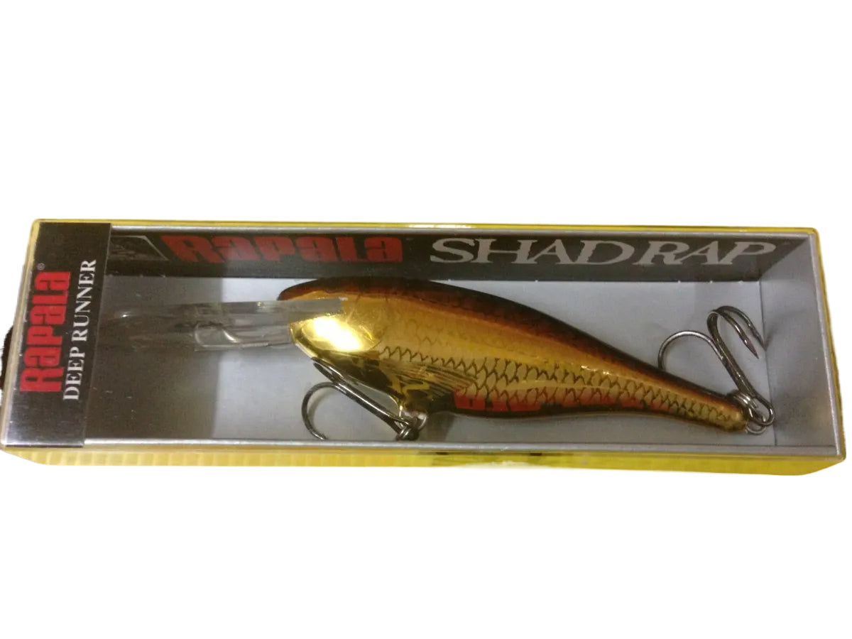 Rapala Shad Rap 70mm 8g Deep Diver Hard Body Lure [cl:gold]