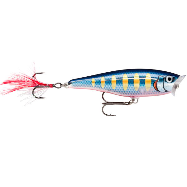 Rapala Skitter Pop 9cm 14g Popper Lure [cl:striped Hot Blue]