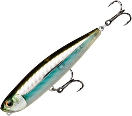 Rapala Precision Extreme Pencil Saltwater 87mm 12g Floating Stickbait Lure [cl:moss Black Shiner]