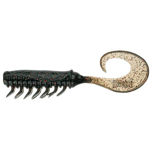 Rapala Crush City 2.5" Creeper Soft Plastic Lure [cl:black Nightmare]