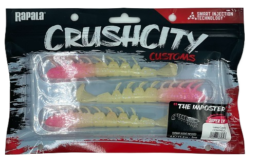 Rapala Crush City 4.5" The Imposter Soft Plastic Lure [cl:lumo Candy]