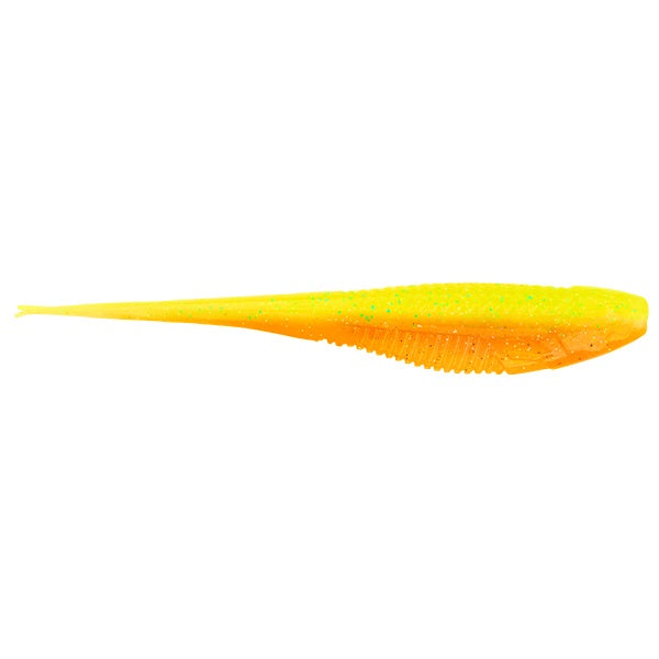 Rapala Crush City 5&quot; The Jerk Soft Plastic Lure [cl:solar Flare]