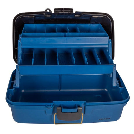 Plano 61 Series 2 Tray Tackle Box Blue Black