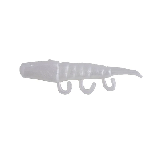 Berkley Gulp 2" Turbo Shrimp Soft Plastic Lure [cl:pearl White]