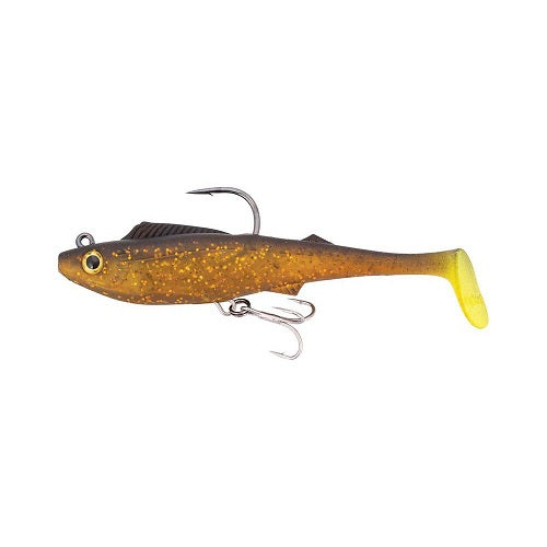 Berkley 5.5" Shimma Pro Rig Soft Plastic Swimbait Lure [cl:gold Chartreuse]