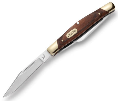 Buck 373 Trio Folding Knife Woodgrain