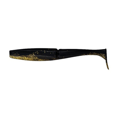 Daiwa Baitjunkie 6.2" Minnow Soft Plastic Lure [cl:black & Gold]