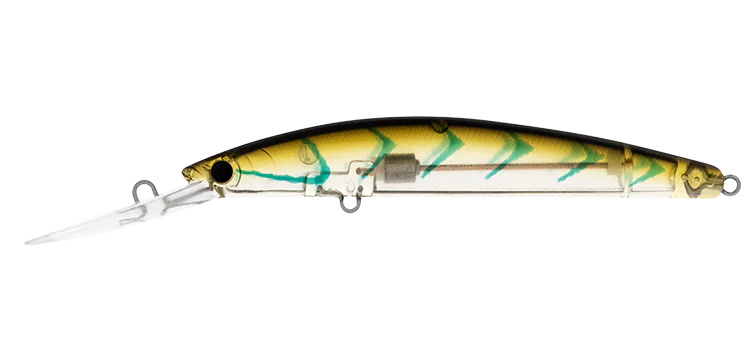 Daiwa Double Clutch 75mm 5g Shallow Diver Jerkbait Hard Body Lure [cl:blue Suji Prawn]