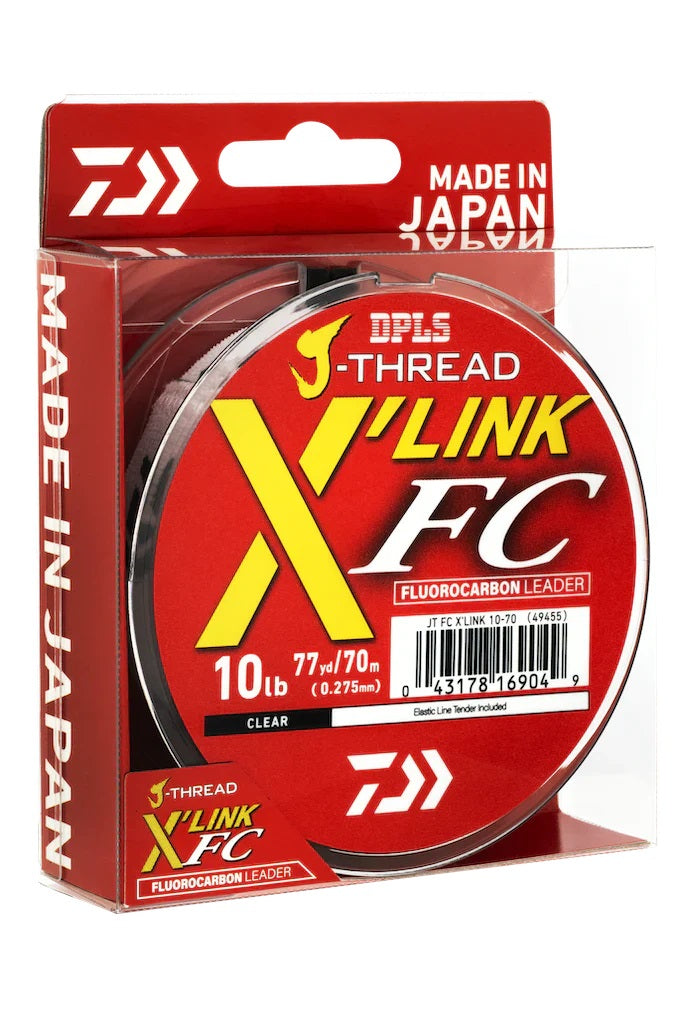 Daiwa J-thread X&#39;link Fc Fluorocarbon Leader [sz:6lb 70m]