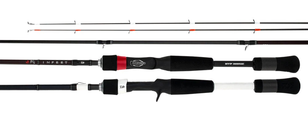 Daiwa 21 Infeet Z Baitcast Rod [sz:7&#39;/2pc/1-4kg/702lrb]