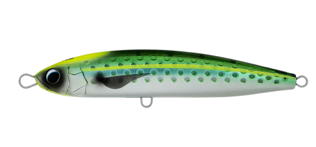 Daiwa Saltiga Rough Ride 140mm 47g Floating Stickbait Lure [cl:banana Fish]