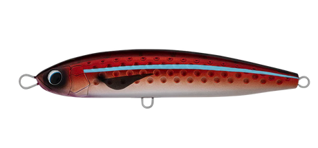 Daiwa Saltiga Rough Ride 140mm 47g Floating Stickbait Lure [cl:red Flash]