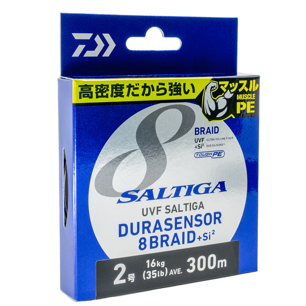 Daiwa Saltiga Durasensor 8 Braided Fishing Line Multi Colour