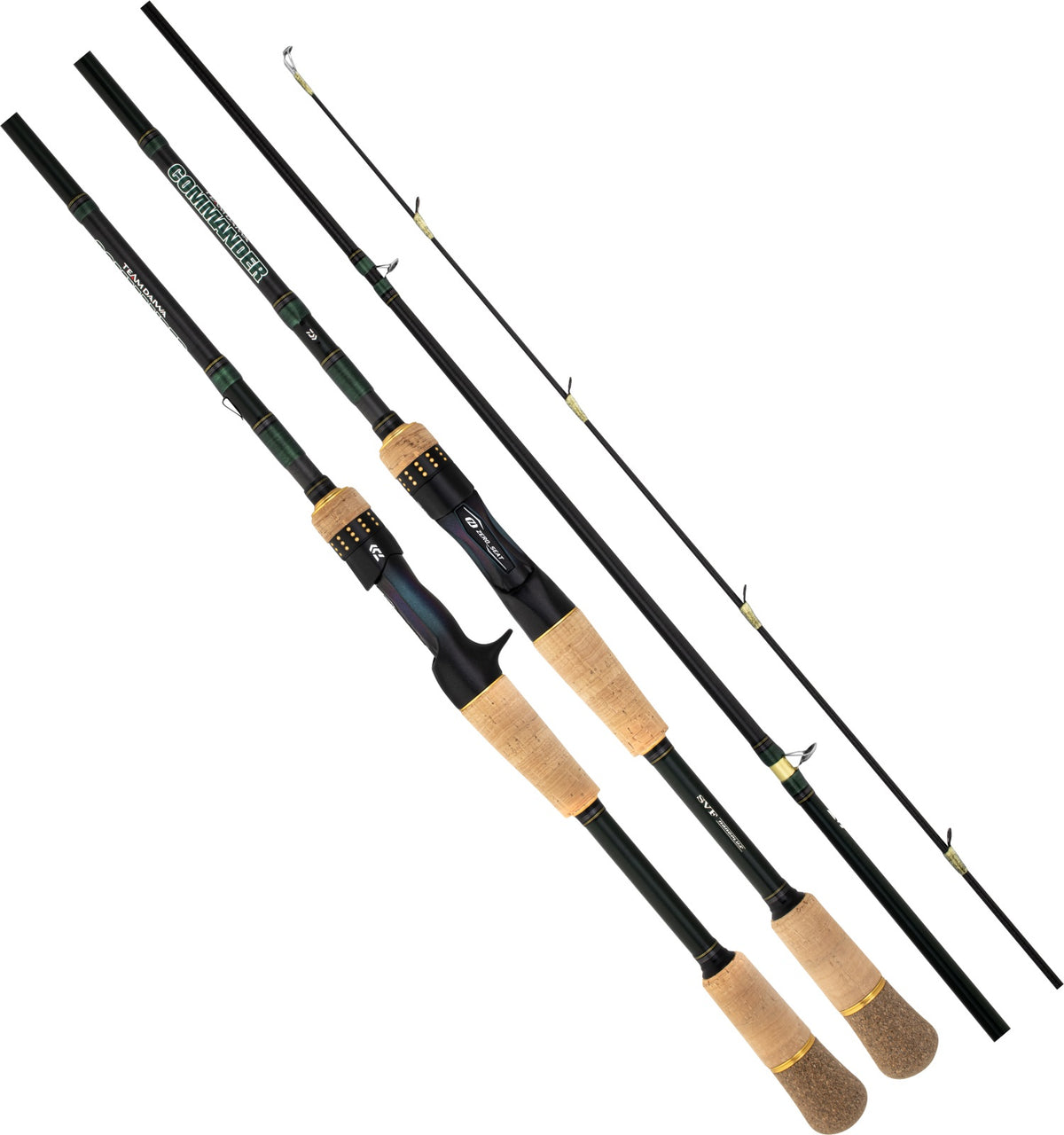 Daiwa 23 Commander Baitcast Rod [sz:6&#39;4&quot;/6-12kg/1pc/641hfb]