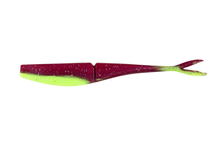 Daiwa Baitjunkie 7&#39;&#39; Jerkshad Soft Plastic Lure [cl:toxic Turkey Uv]