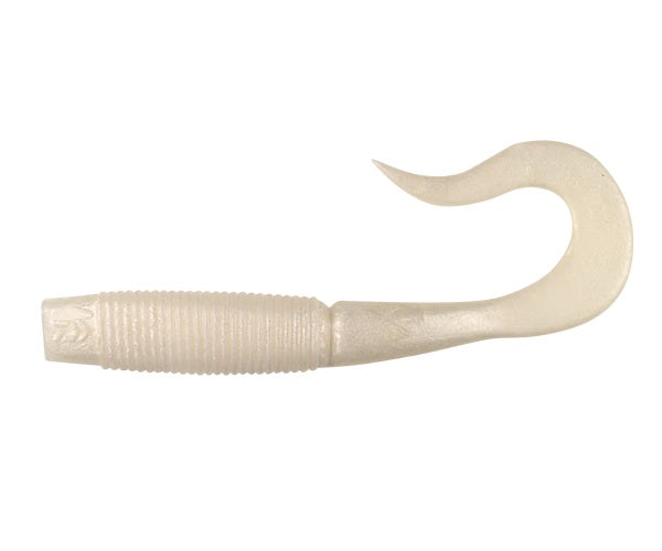 Daiwa Baitjunkie 5.5" Wave Minnow Soft Plastic Lure [cl:white Pearl]