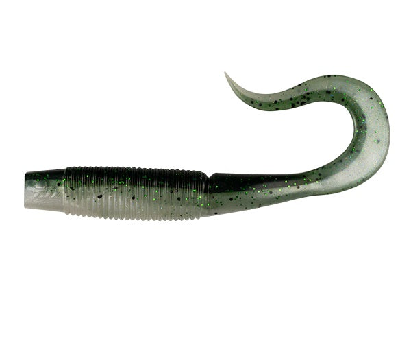 Daiwa Baitjunkie 5.5&quot; Wave Minnow Soft Plastic Lure [cl:baby Bass Glow]