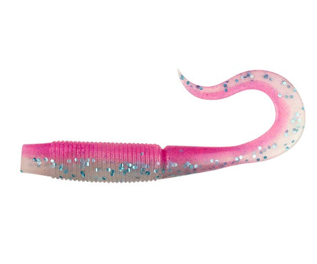 Daiwa Baitjunkie 5.5" Wave Minnow Soft Plastic Lure [cl:pinky Snapper Glow]