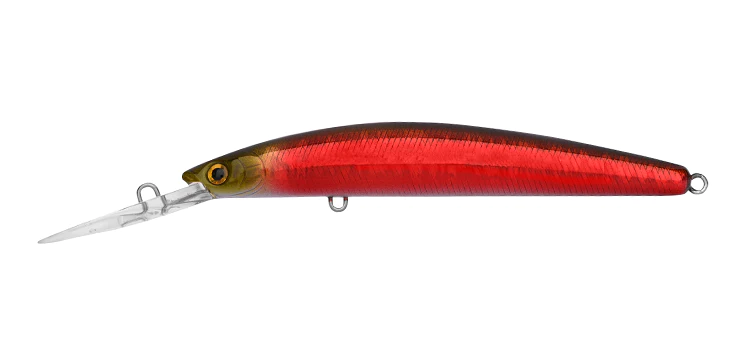 Daiwa Double Clutch 75mm 5g Shallow Diver Jerkbait Hard Body Lure [cl:lazer Red]