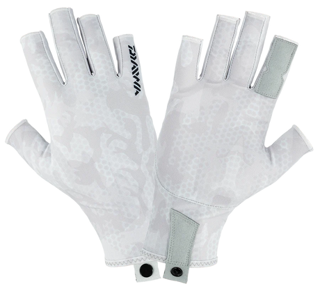 Daiwa Sun Gloves Grey Prism [sz:l/xl]