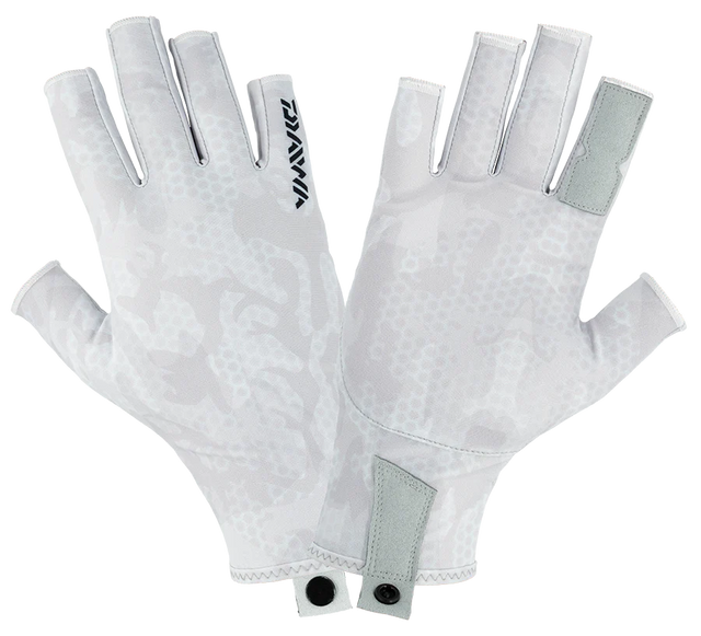 Daiwa Sun Gloves Grey Prism [sz:l/xl]