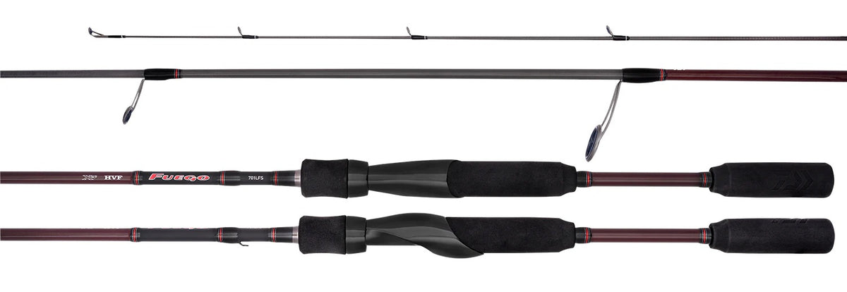 Daiwa 20 Fuego Spin Rod &gt;&lt; [sz:7&#39;/1pc/2-6kg/701mlfs]