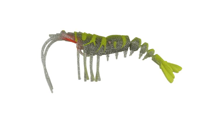 King Brown Lures Killer Prawn 8&quot; Soft Plastic Lure [cl:disco Bazz]