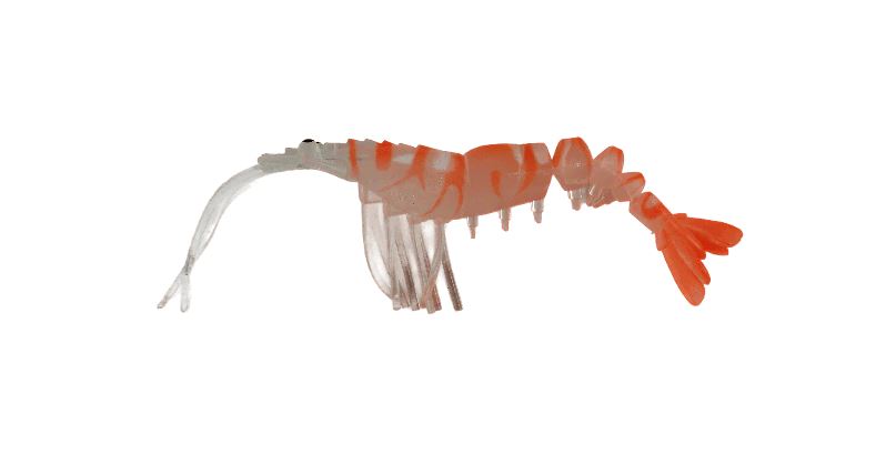 King Brown Lures Killer Prawn 8&quot; Soft Plastic Lure [cl:scampi]