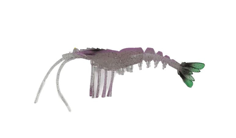 King Brown Lures Killer Prawn 8&quot; Soft Plastic Lure [cl:phantom]