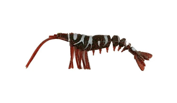 King Brown Lures Monster Killer Prawn Pre-rigged 9/0 3/4oz 8&quot; Soft Plastic Lure [cl:cherabin]