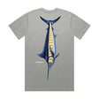 Simms Shirt Artist Tee Blue Marlin Fish It Well [sz:s]