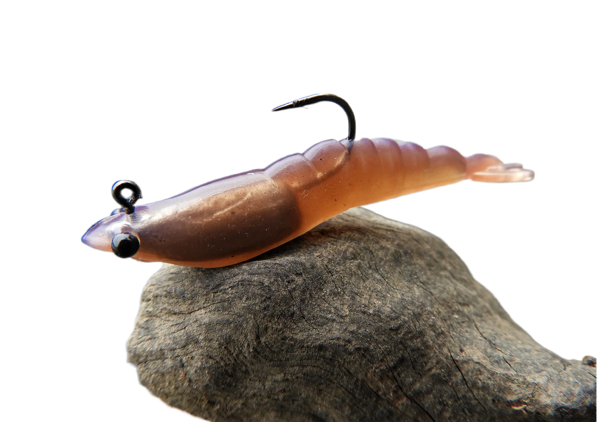 Mmd Soft Prawn 50mm Heavy Soft Plastic Lure ^