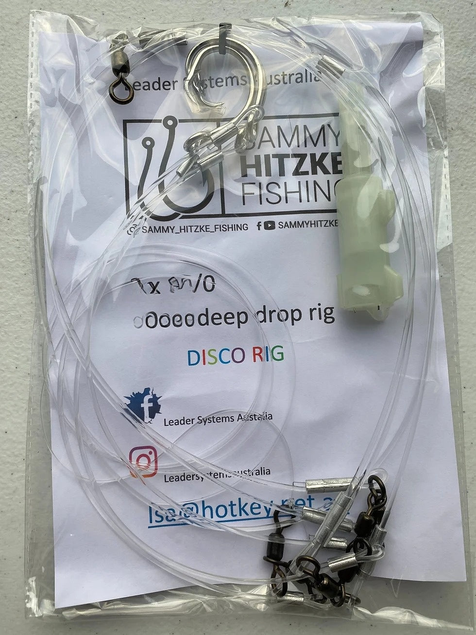 Lsa Deep Drop 6 Hook Disco Pre-made Rig [sz:12/0]