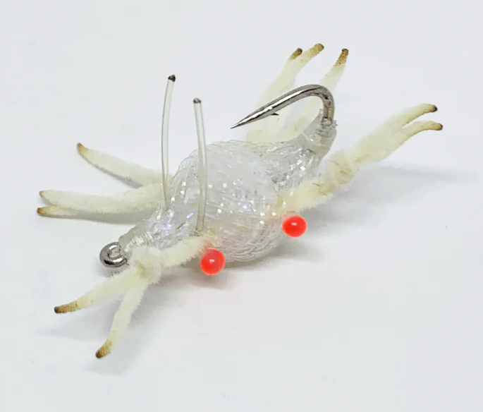 Flyz Inc Alphlexo Crab Sz 2 Tungsten Clear/white