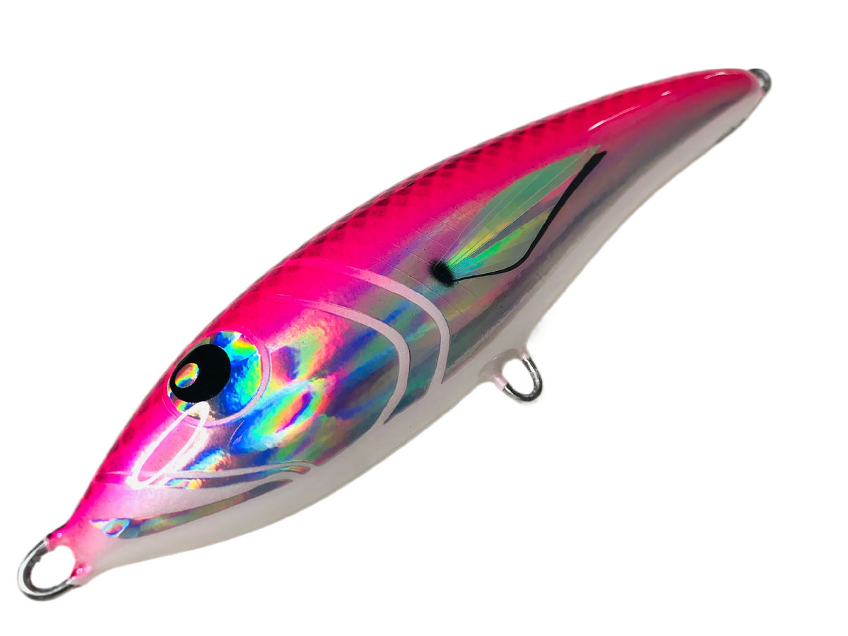 Nashy&#39;s Stickbait Floating 180mm 90g Floating Stickbait Lure [cl:pink Bits]