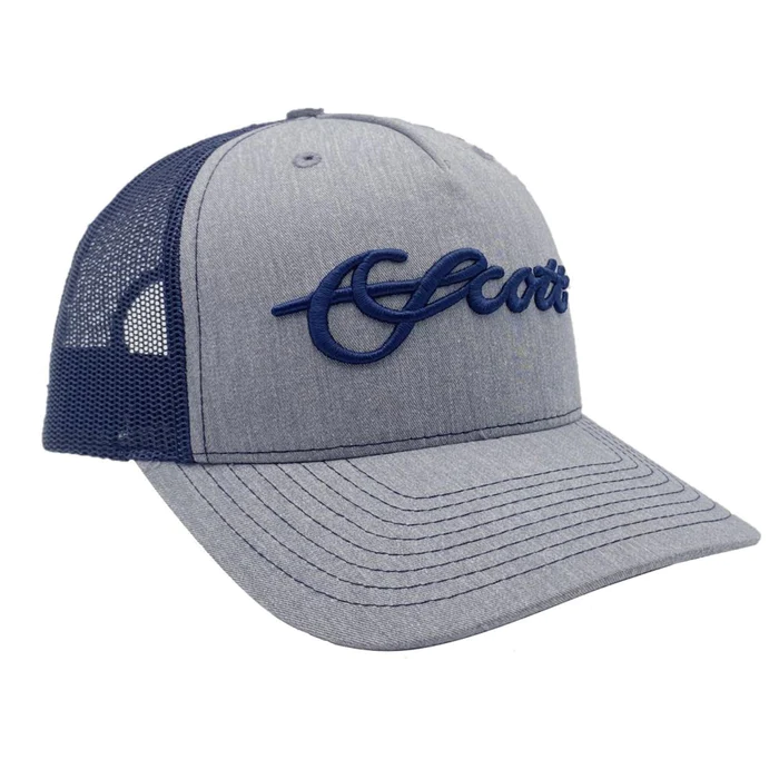 Scott Fly Rods Trucker Cap Navy Grey