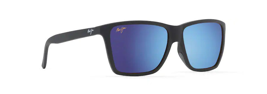 Maui Jim Cruzem Polarised Sunglasses (blue Hawaii Lens Matte Black)