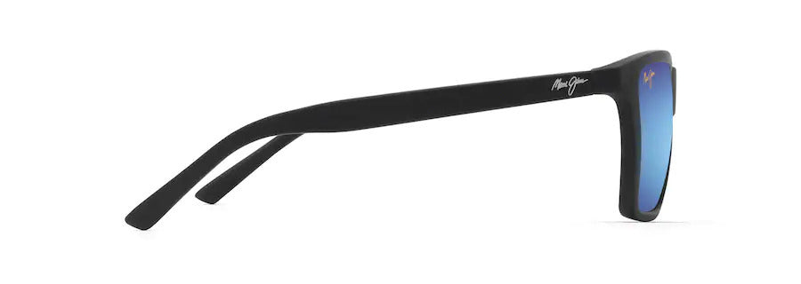 Maui Jim Cruzem Polarised Sunglasses (blue Hawaii Lens Matte Black)