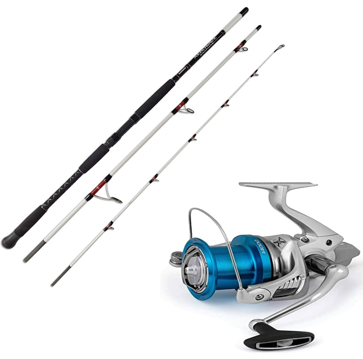 Shimano Speedmaster 14000xsc Aerowave Graphite 1303h Surf Spin Combo &gt;