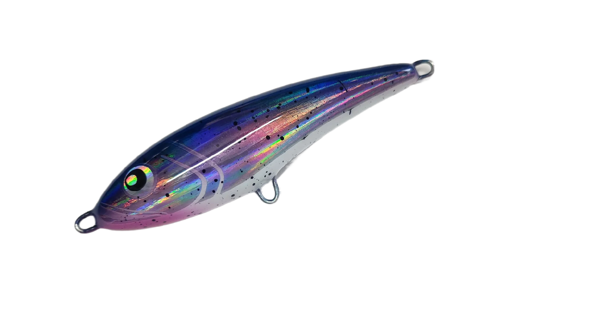 Nashy&#39;s 190mm 115g Sinking Stickbait Lure [cl:purple Paradise]