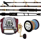 Daiwa Electric Combo Seaborg 1200mj Seaborg 60xhfd Pre-spooled Tanacom Braid 80lb 1000m