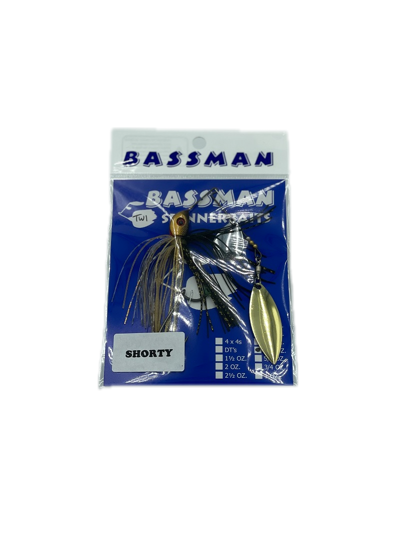 Bassman Shorty 1/2oz Spinnerbait Lure [cl:tw1]