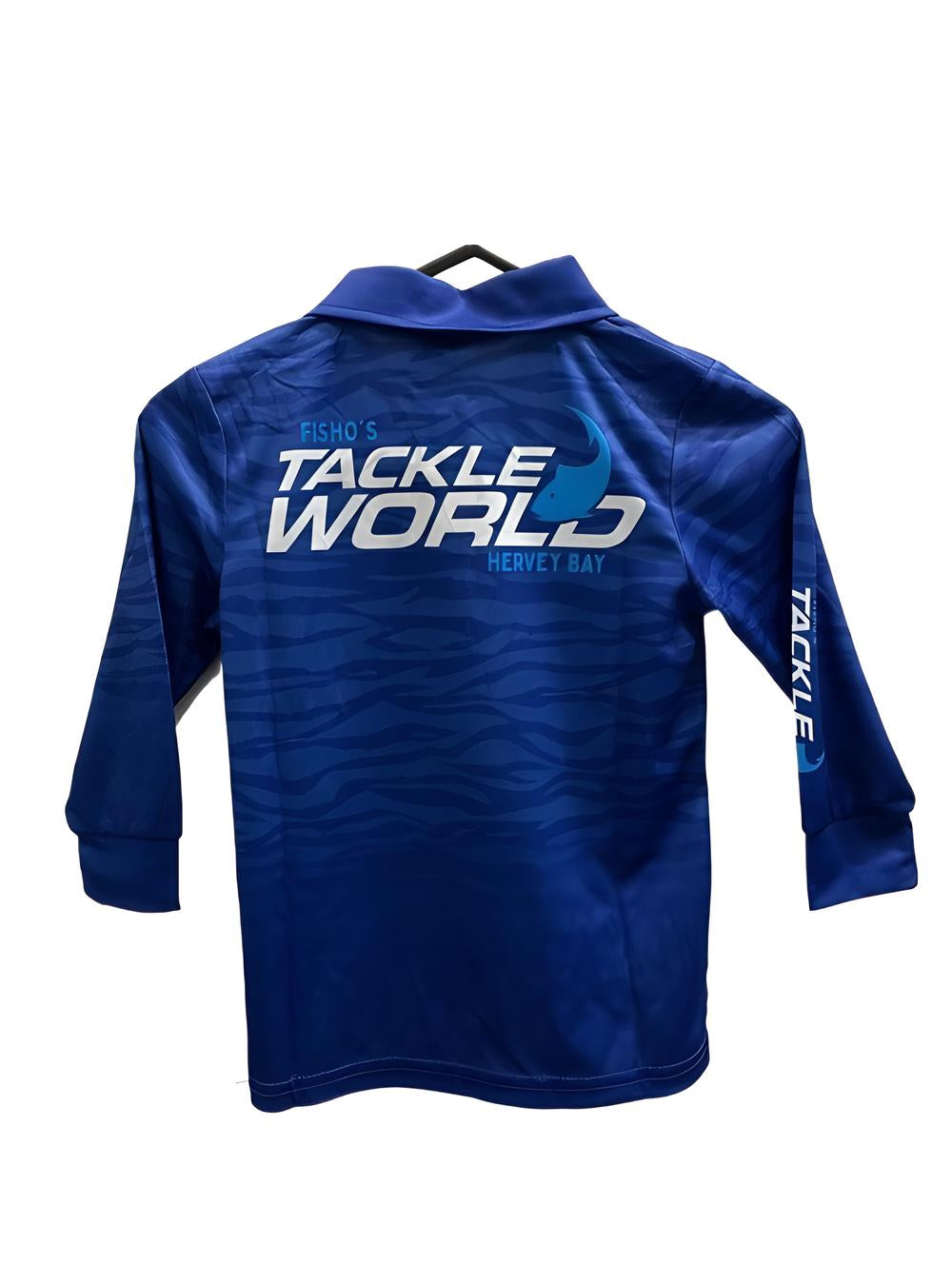 Switchbait Fisho's Tackle World Boys Shirt Blue [sz:10y]