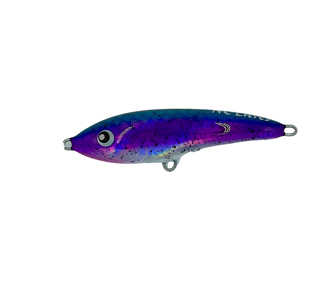 Nashy's 100mm 35g Sinking Stickbait Lure [cl:purple Paradise]