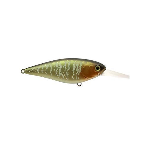 Jackall Super Squirrel Flat Hank Tune Silent 79mm 18.3g Jerkbait Hard Body Lure [cl:brindle Dog]