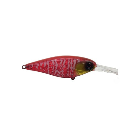 Jackall Super Squirrel Flat Hank Tune Silent 79mm 18.3g Jerkbait Hard Body Lure [cl:red Dog]