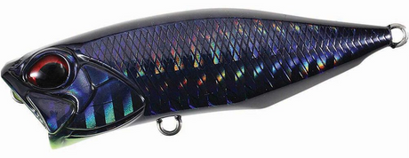 Duo Realis 64mm 9g Popper Lure [cl:midnight Black Ii]