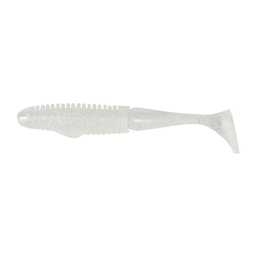 Realis 5&quot; Boostar Wake Soft Plastic Lure [cl:white Pearl]