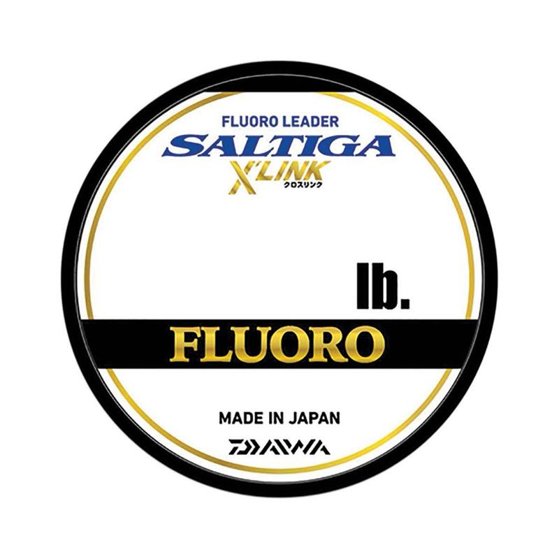 Daiwa Saltiga X&#39;link Fluorocarbon Fishing Leader [sz:25lb 30m]